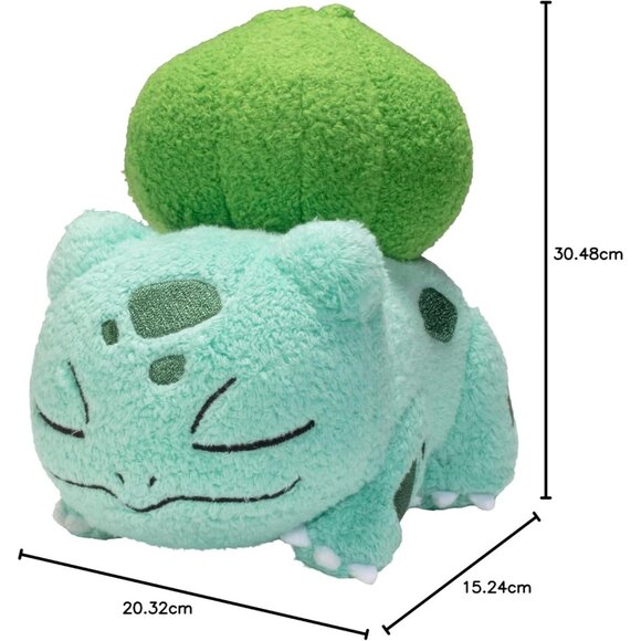 🆕 Bulbasaur Starter Plush Sleeping Squirtle Charmande Authentic Soft Toy Gift - Picture 2 of 7